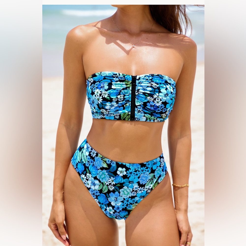 NWT CUPSHE Serene Land Bikini Bottoms